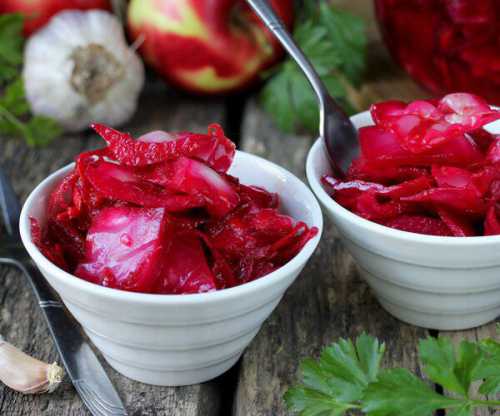 Рецепты капусты, маринованной со свеклой, секреты