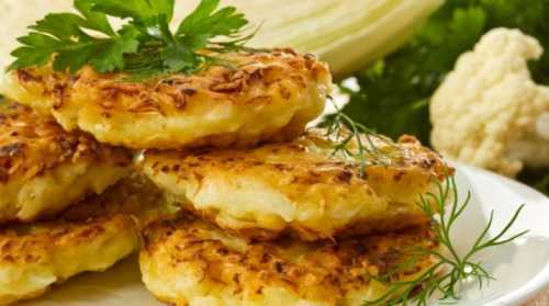 Капустные оладьи