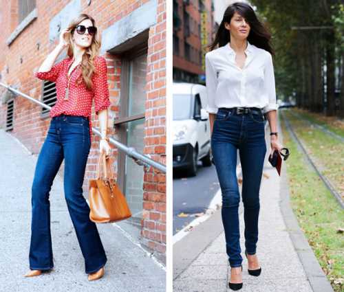 Широкие джинсы снова возвращаются в моду фото