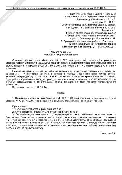 Семейного кодекса